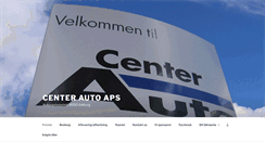 Desktop Screenshot of centerauto.dk